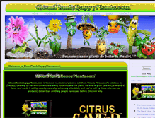 Tablet Screenshot of cleanplantshappyplants.com